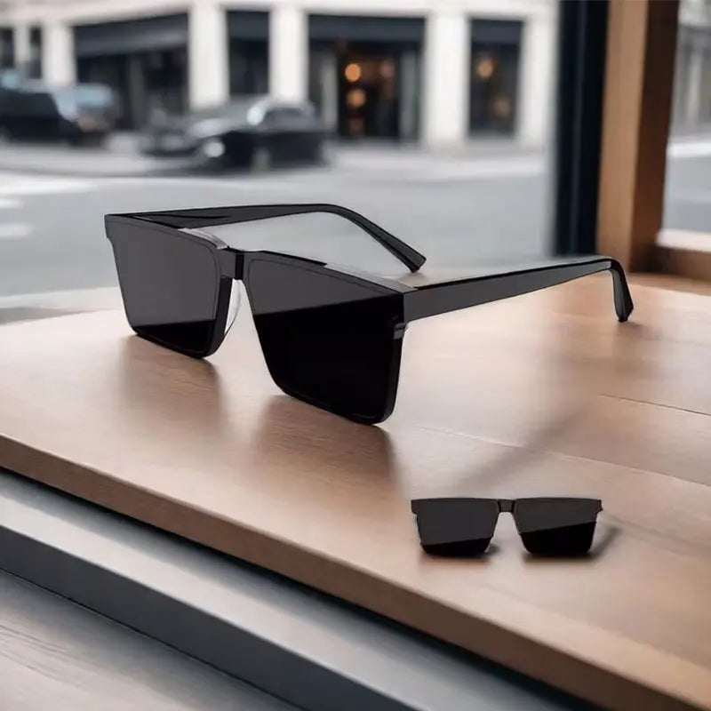 Trendy Square Frame Sunglasses