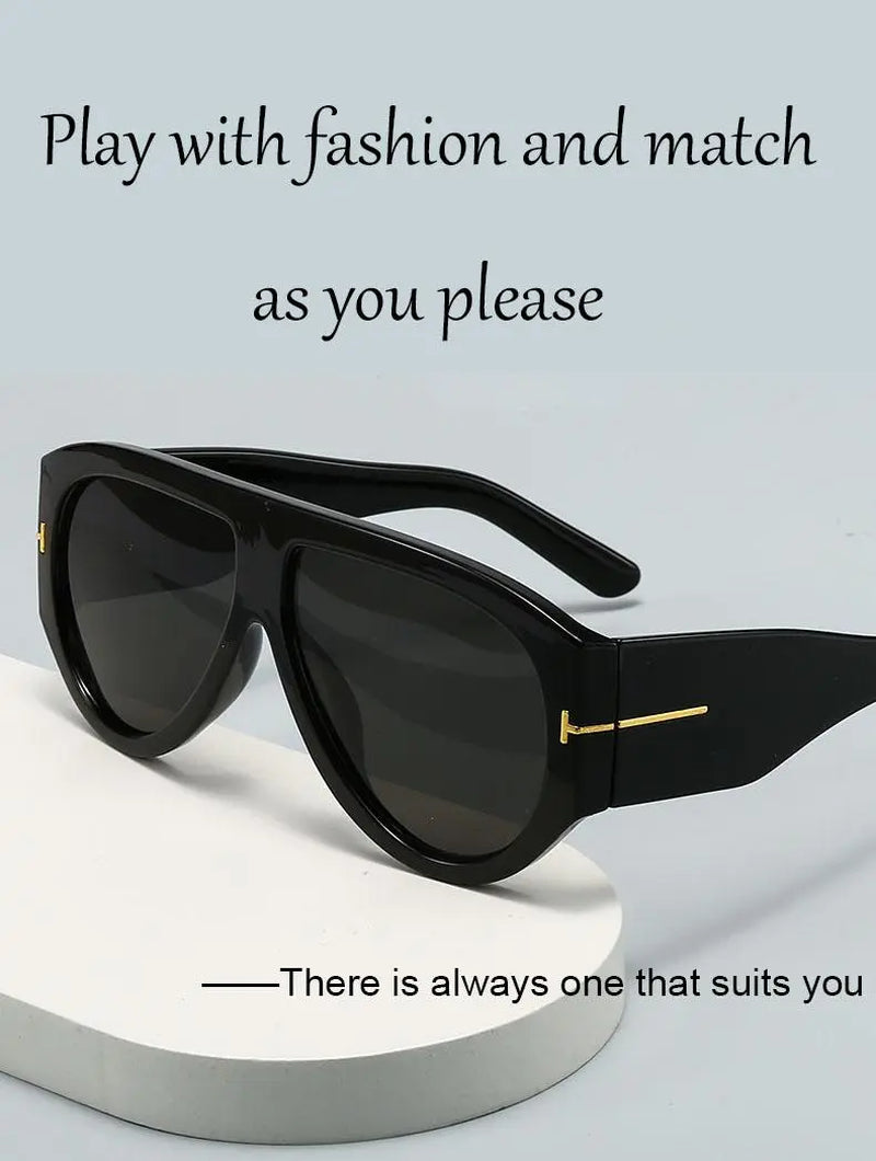 Retro-Inspired Oversized Sunglasses