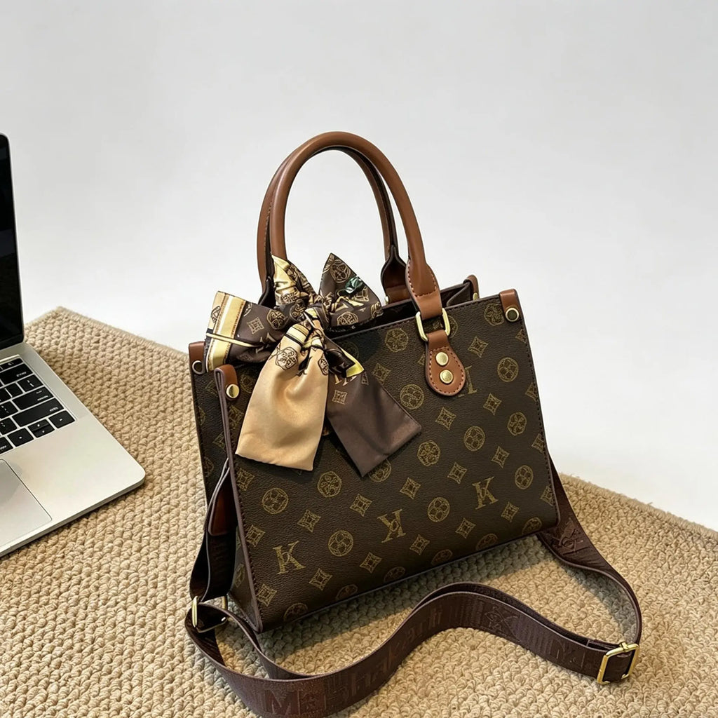Vintage Monogram Tote Bag