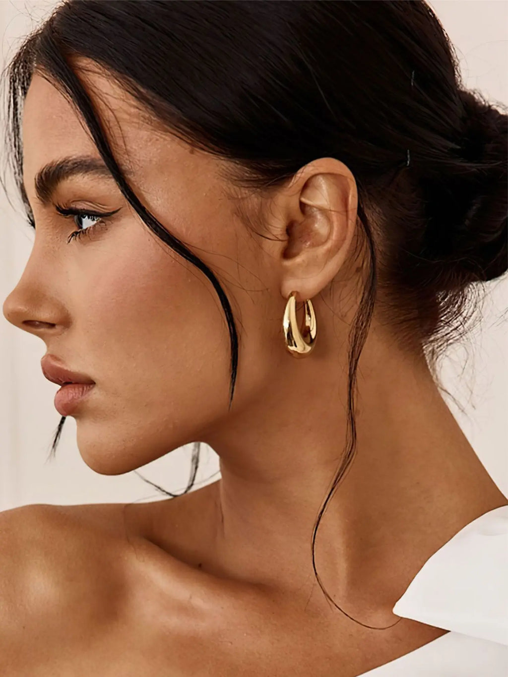 17KM 20-Piece Gold Hoop Earrings Set