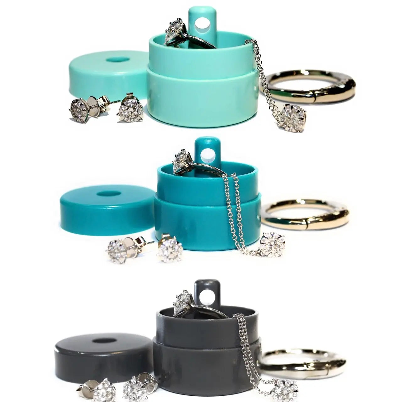 Lion Latch Official Shark Tank Travel Jewelry Organizer - Ring Box and Holder