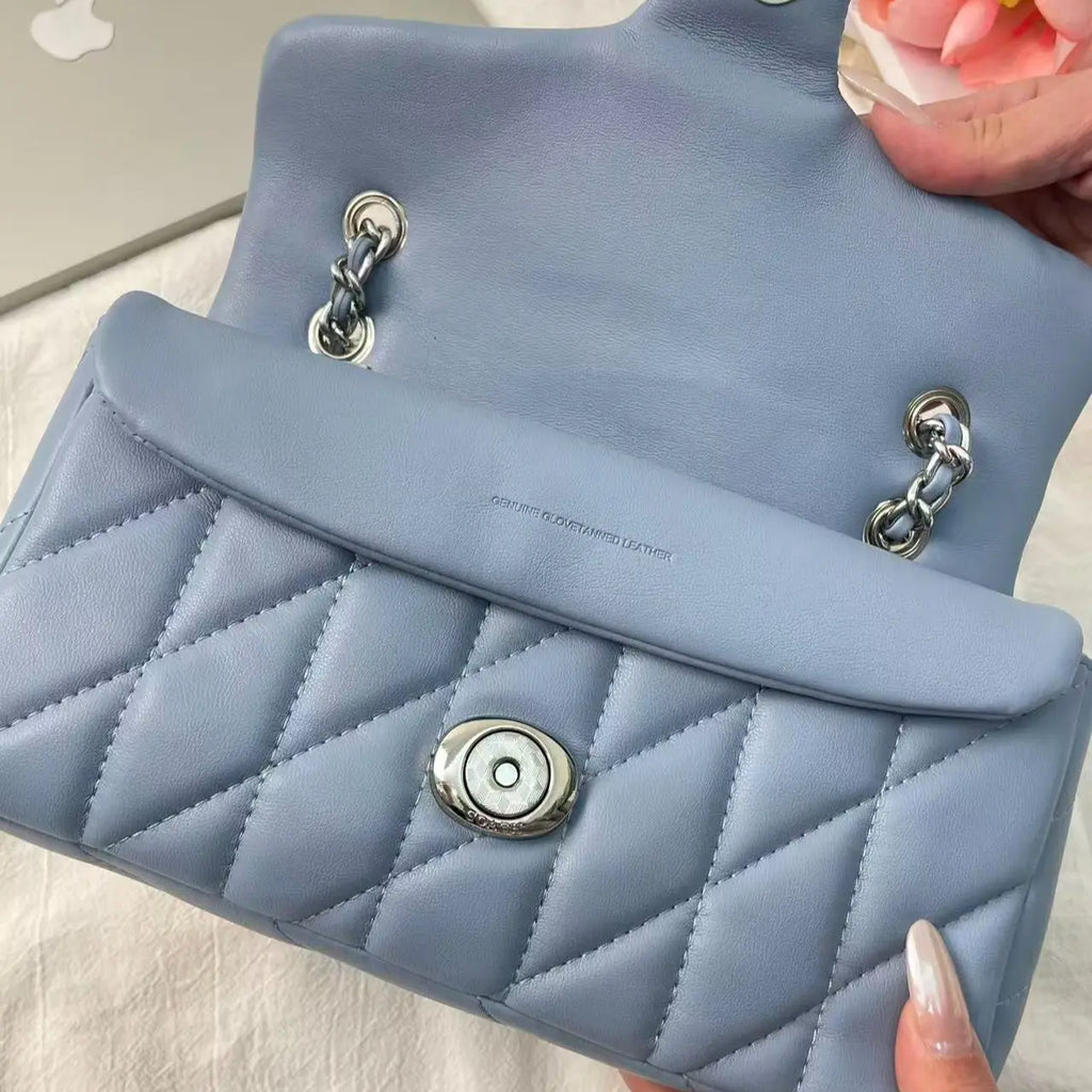 Quilted Shoulder Classic Flap Crossbody