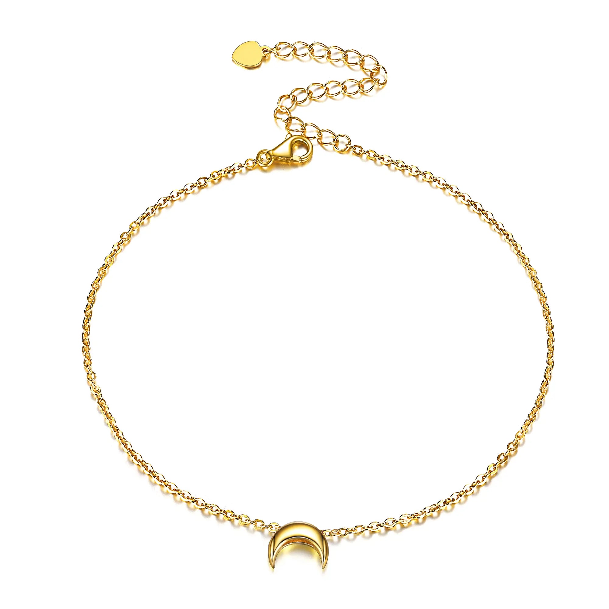 Faithheart Delicate Moon Anklet