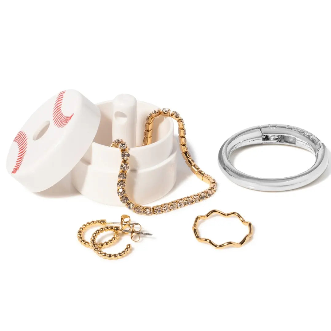 Lion Latch Official Shark Tank Travel Jewelry Organizer - Ring Box and Holder