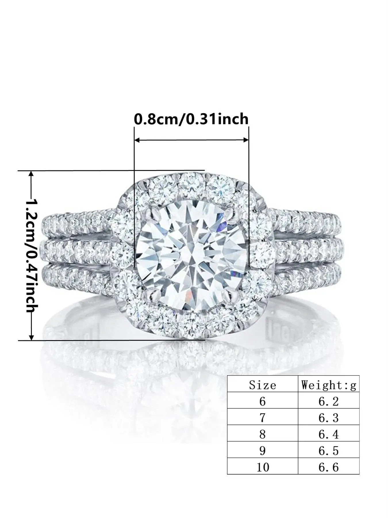 S925 Sterling Silver Square Shaped Rhinestone Pave Ring - Elegant Jewelry for Women, Perfect for Summer Parties and Daily Wear