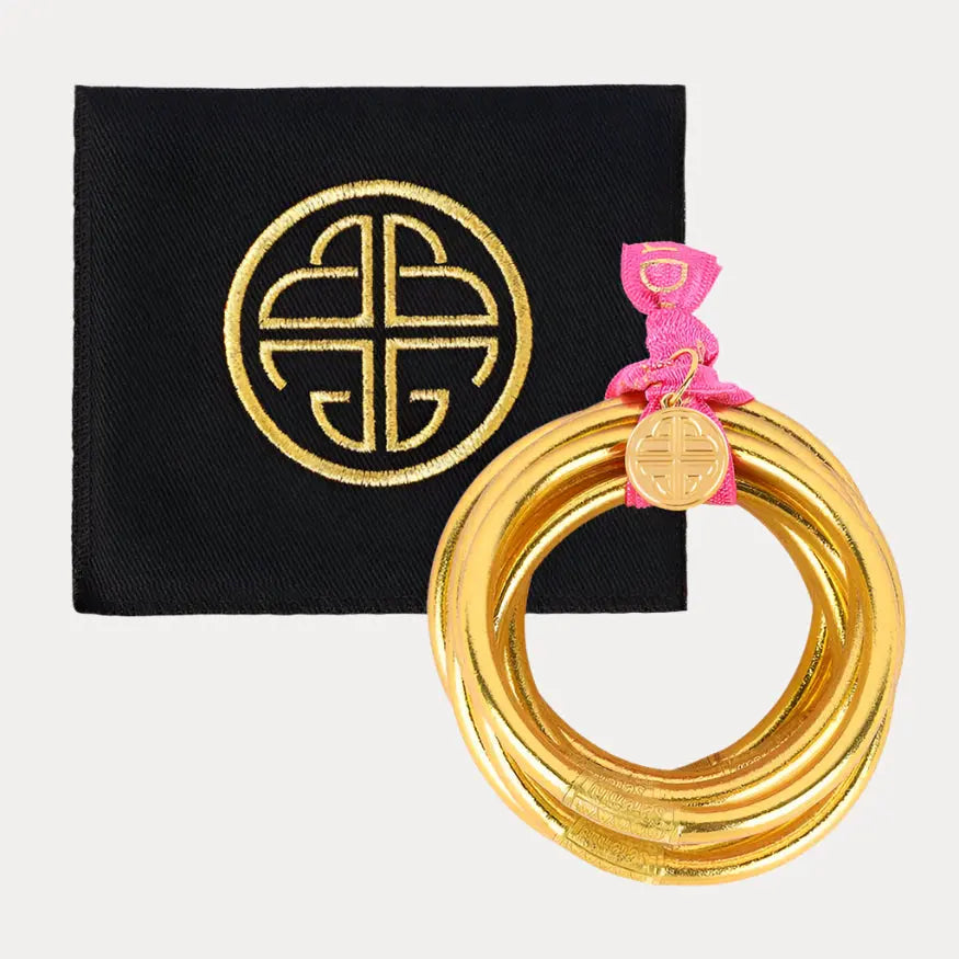 Gold All-Weather Bangles® Set of 6
