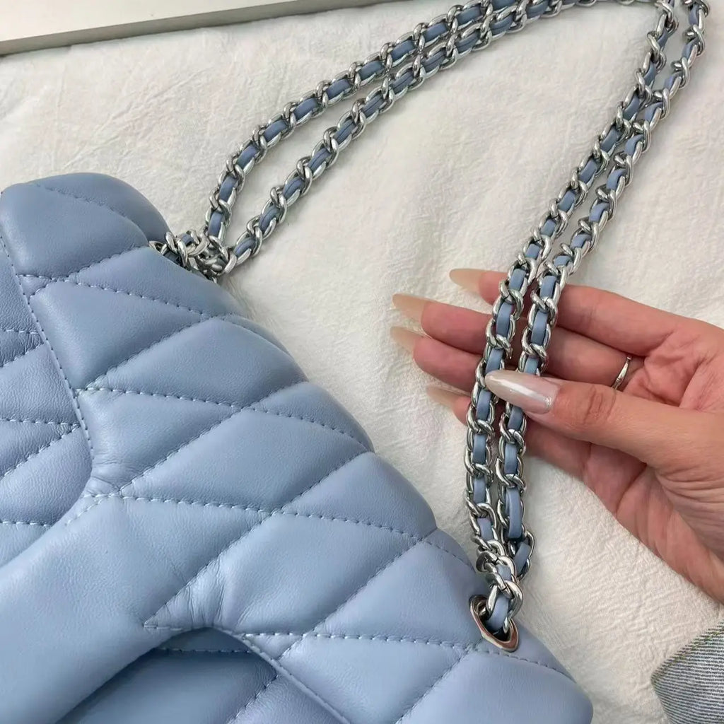 Quilted Shoulder Classic Flap Crossbody