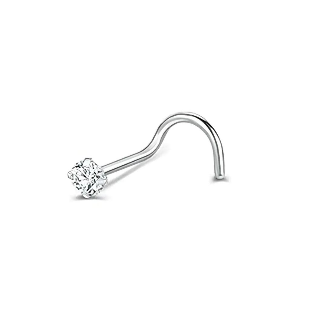 3-Piece Titanium Nose Ring Set – 20G, Hypoallergenic, Unisex