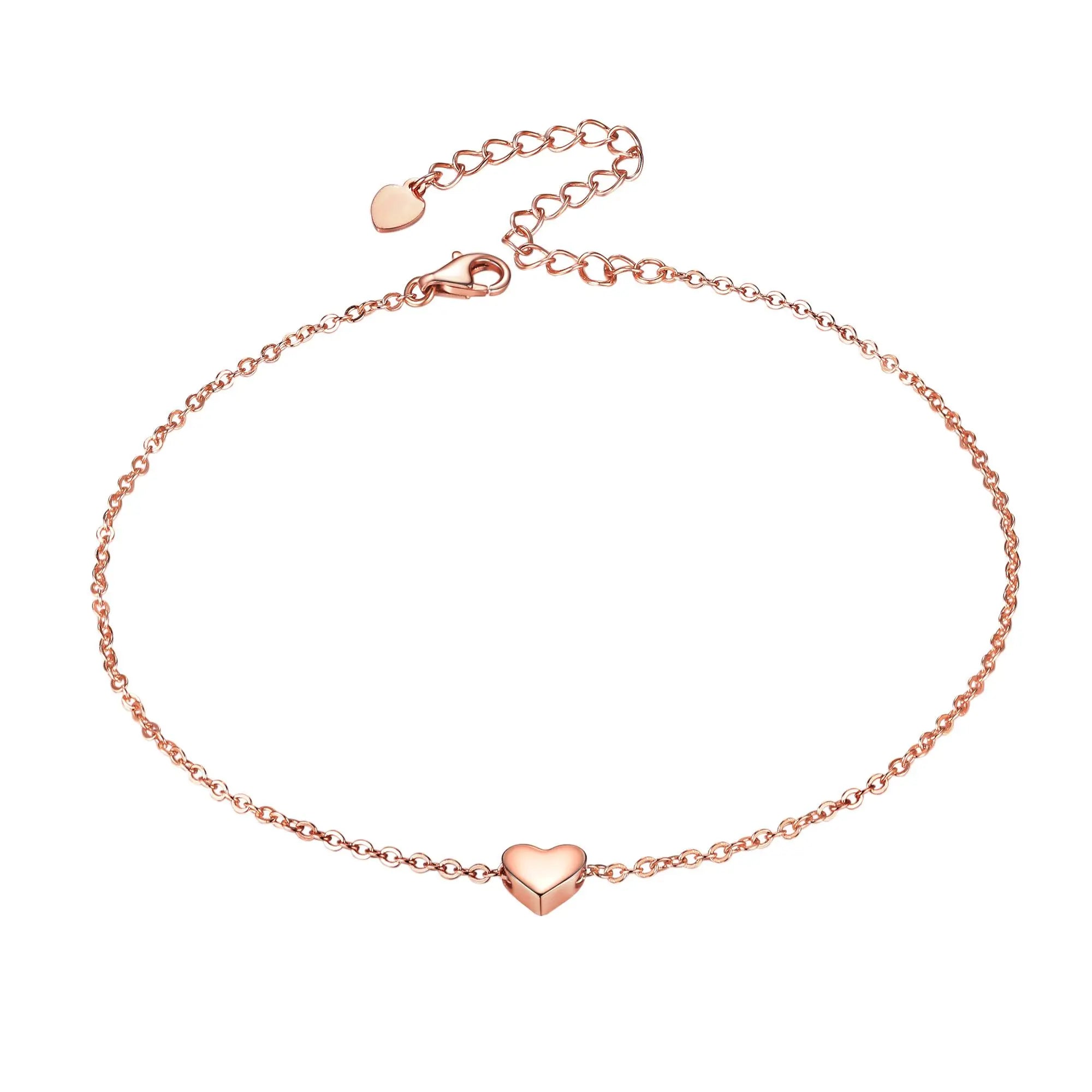 Tiny Heart Anklet