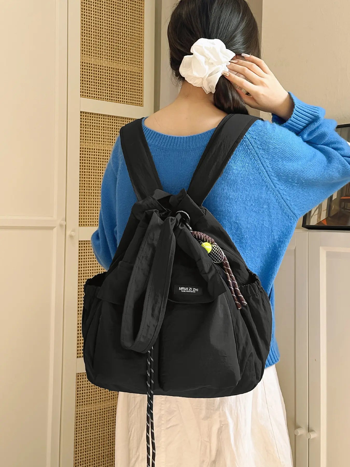 Stylish Minimalist Solid-Color Tote Bag