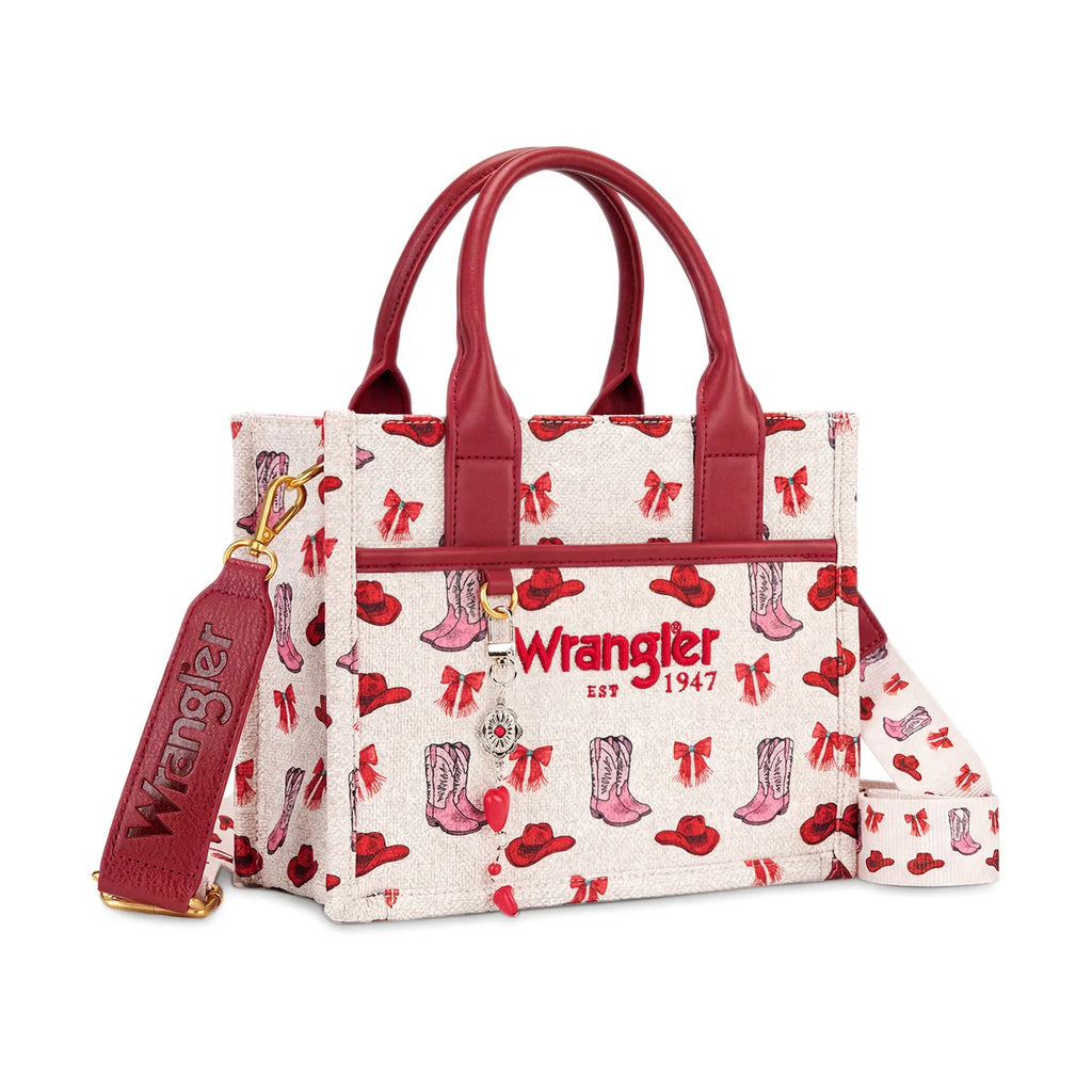 Wrangler Cowboy Boot Print Tote Bag