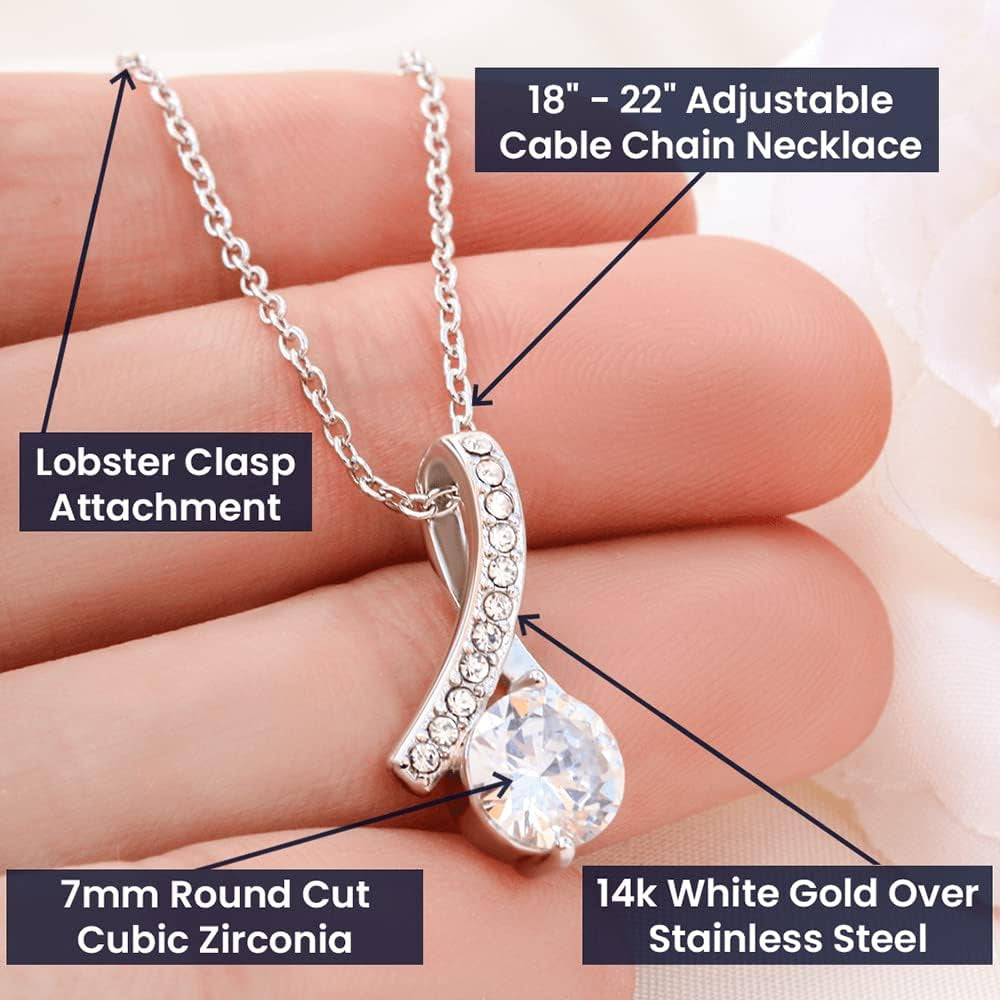 Elegant Soulmate Necklace with Heartfelt Message Card and Gift Box