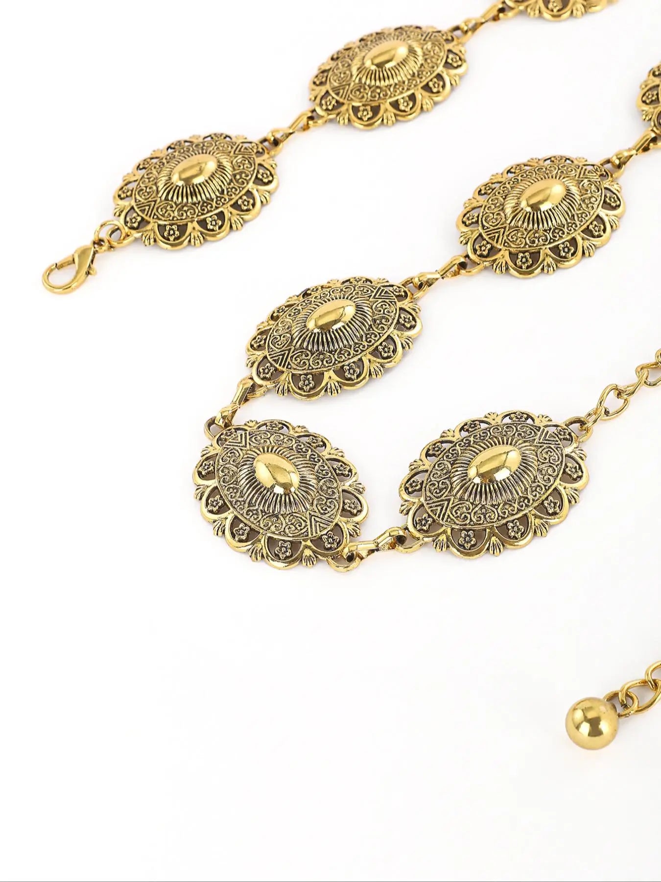 Vintage Layered Chain Belt