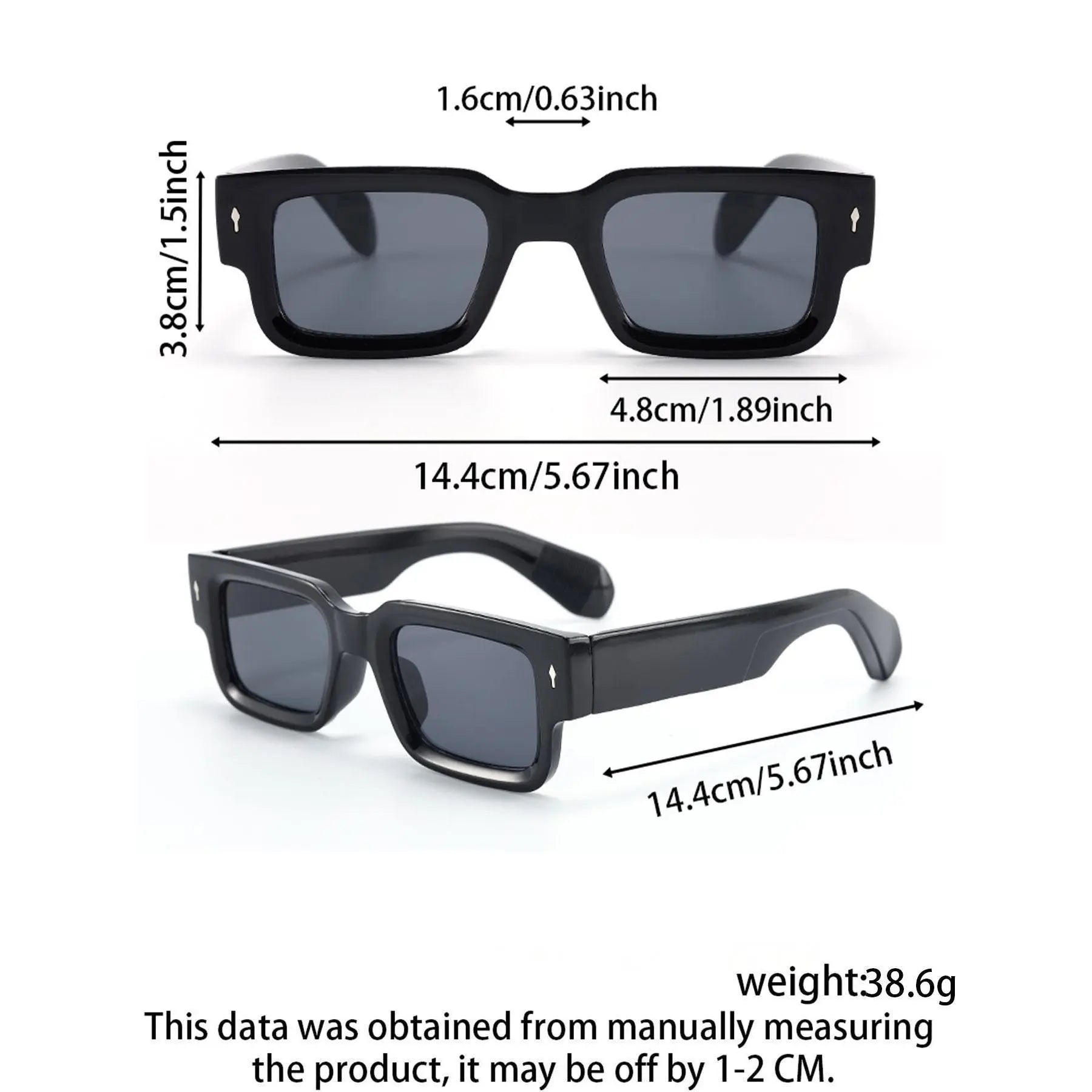 Men's Square Frame Sunglasses