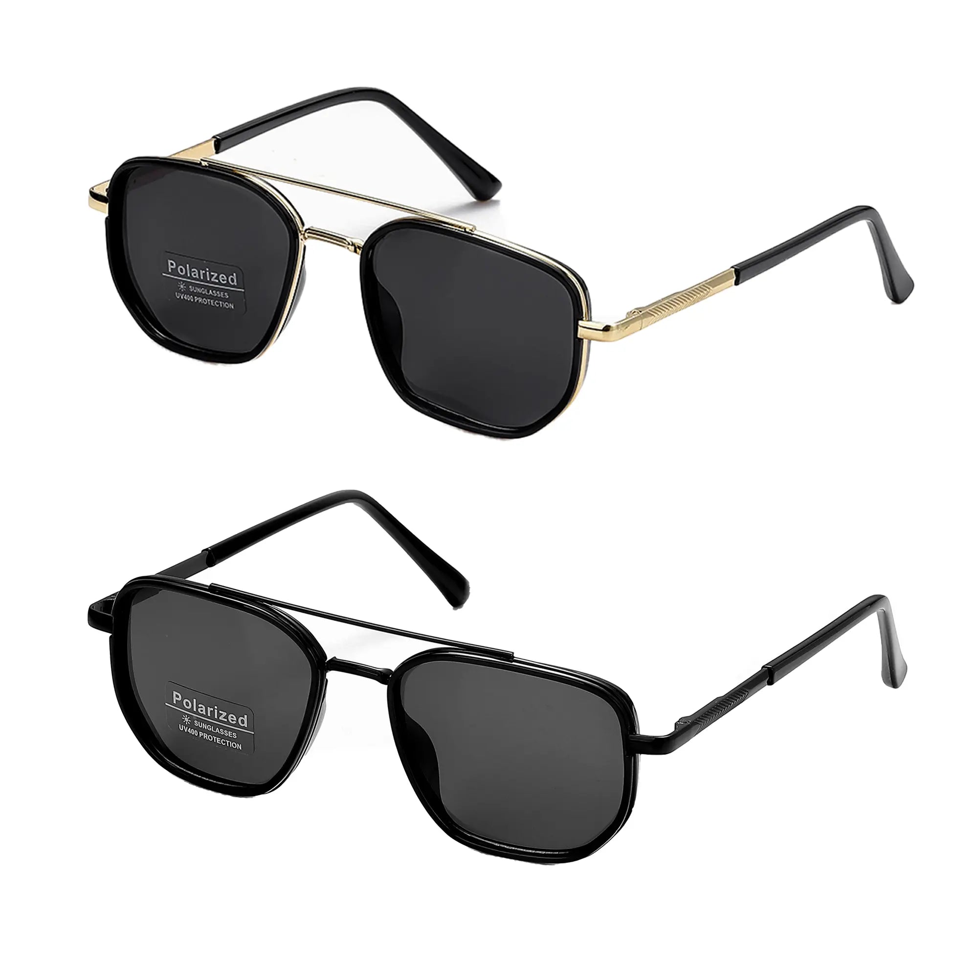 Geometric Double-Beam Sunglasses