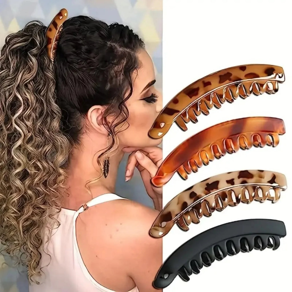 Tortoiseshell Patterned Hair Comb