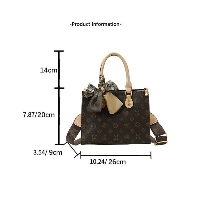 Vintage Monogram Tote Bag