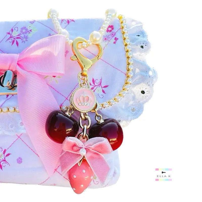 Crown Orchard Coquette Bow Mini Bag Charm
