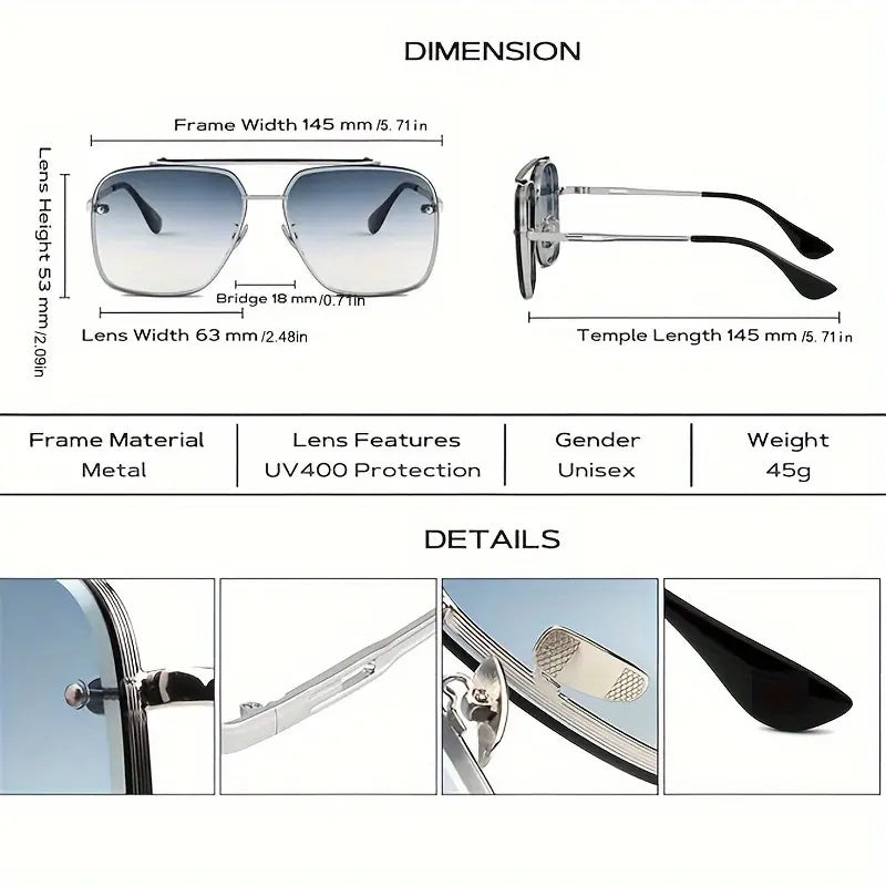 Mach Six Gradient Polarized Sunglasses