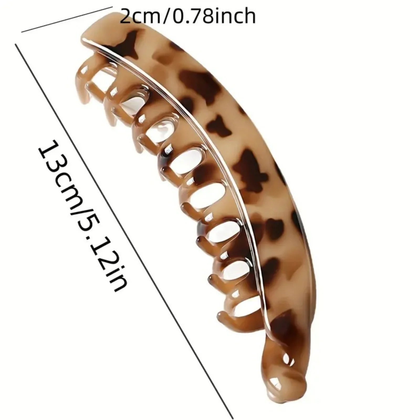 Tortoiseshell Patterned Hair Comb