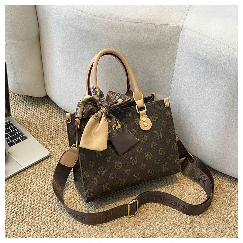 Vintage Monogram Tote Bag