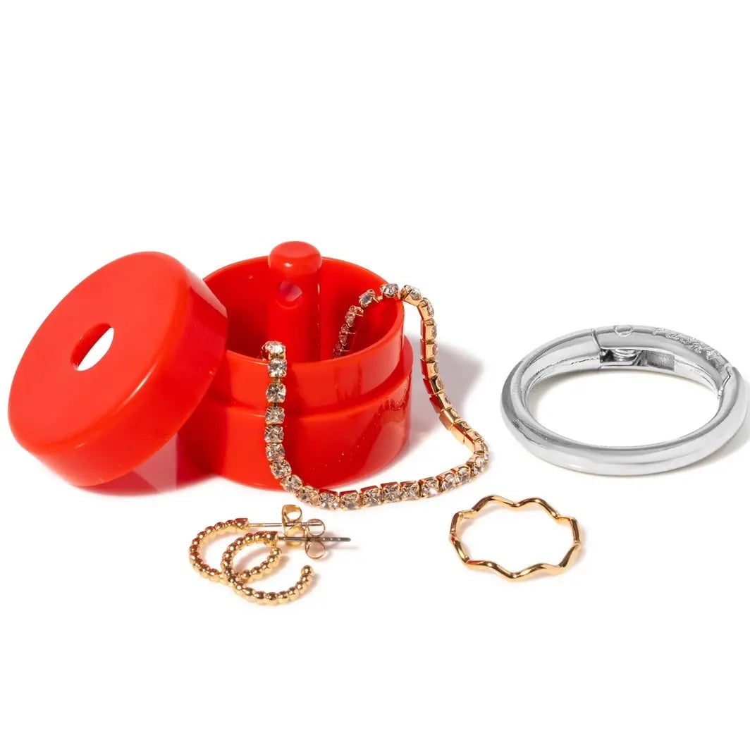 Lion Latch Official Shark Tank Travel Jewelry Organizer - Ring Box and Holder