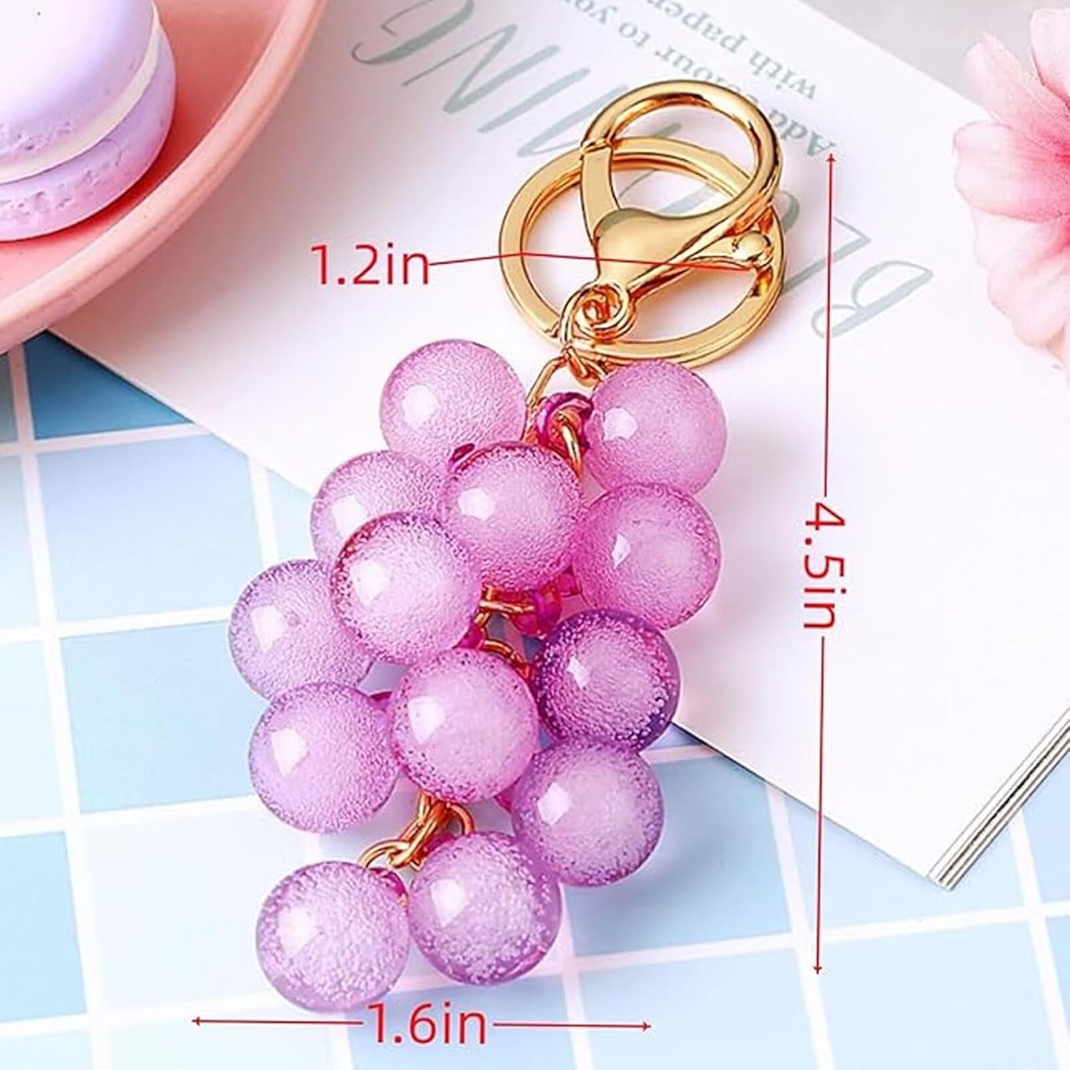 Cutest Grape Keychain