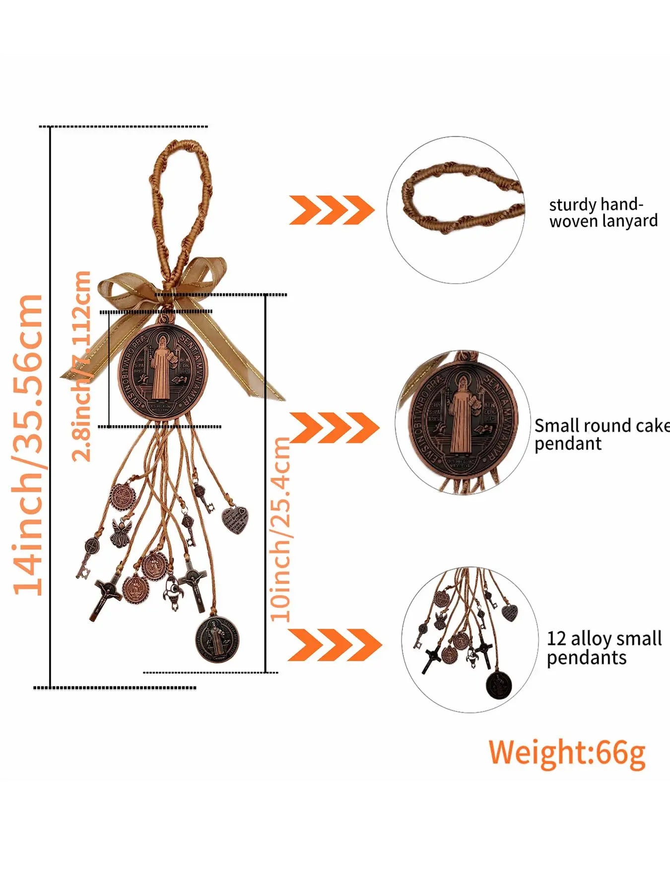 Saint Benedict Medal Protection Charm