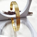 Ayatul Kursi Arabic Inscribed Cuff Bracelet