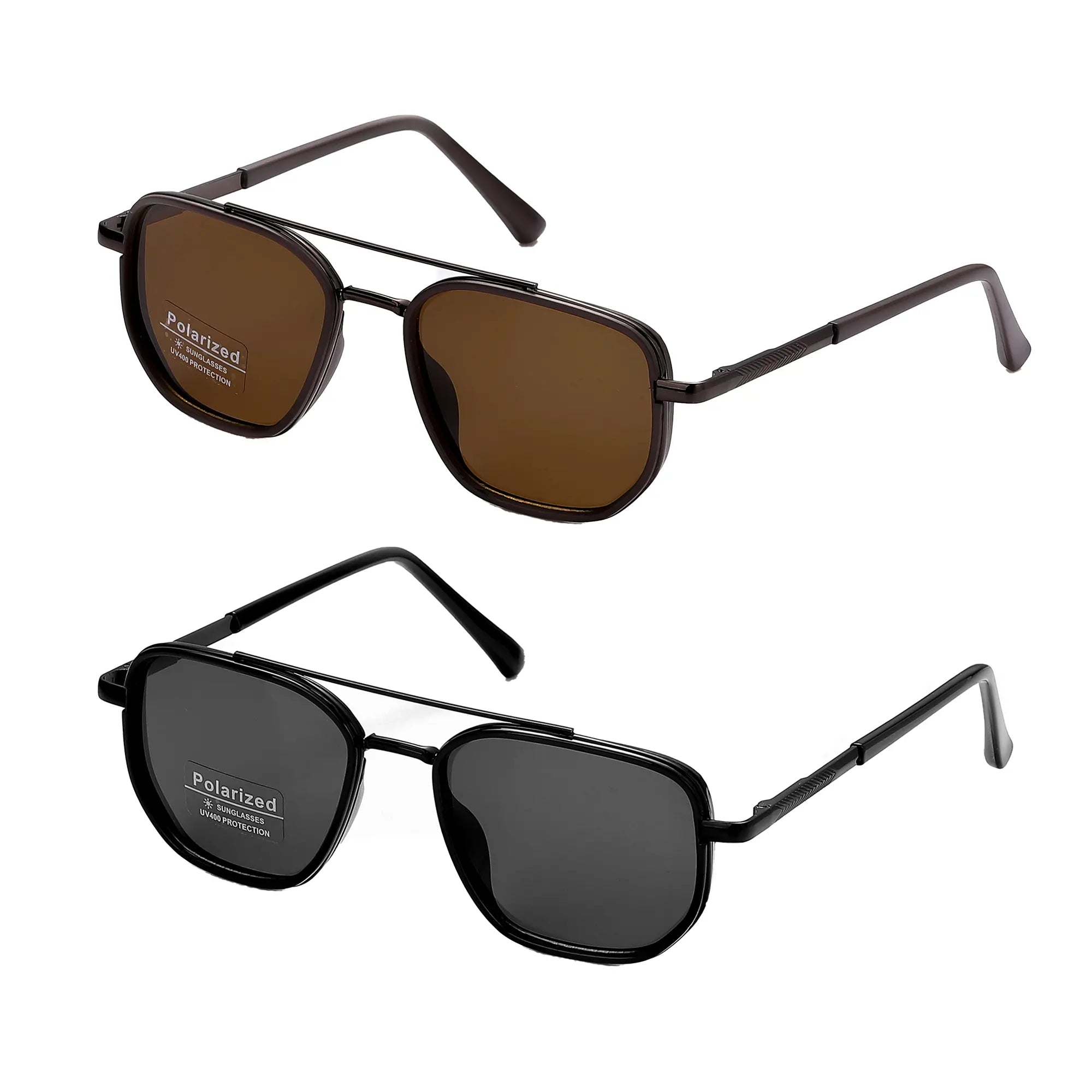Geometric Double-Beam Sunglasses