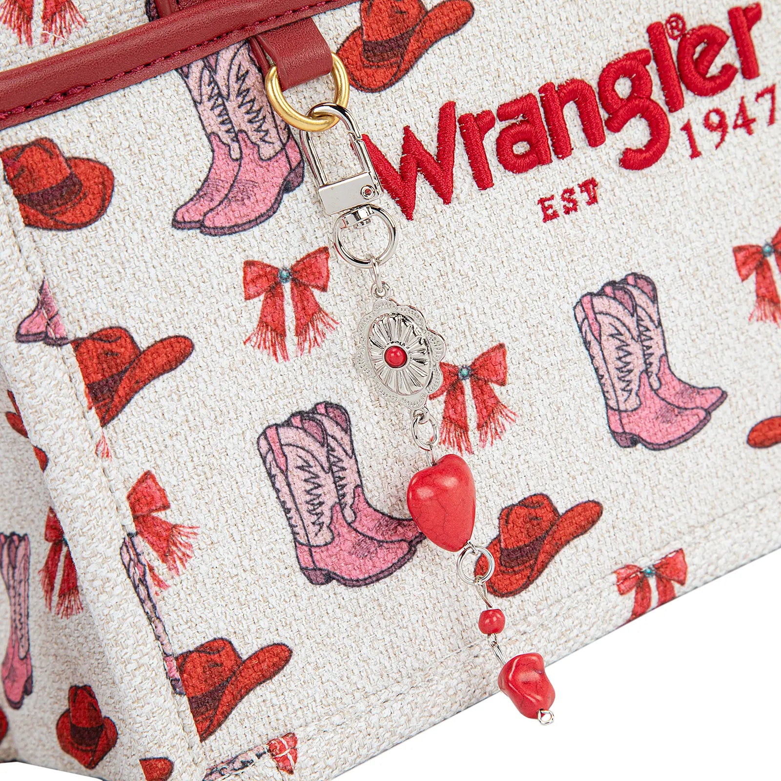 Wrangler Cowboy Boot Print Tote Bag