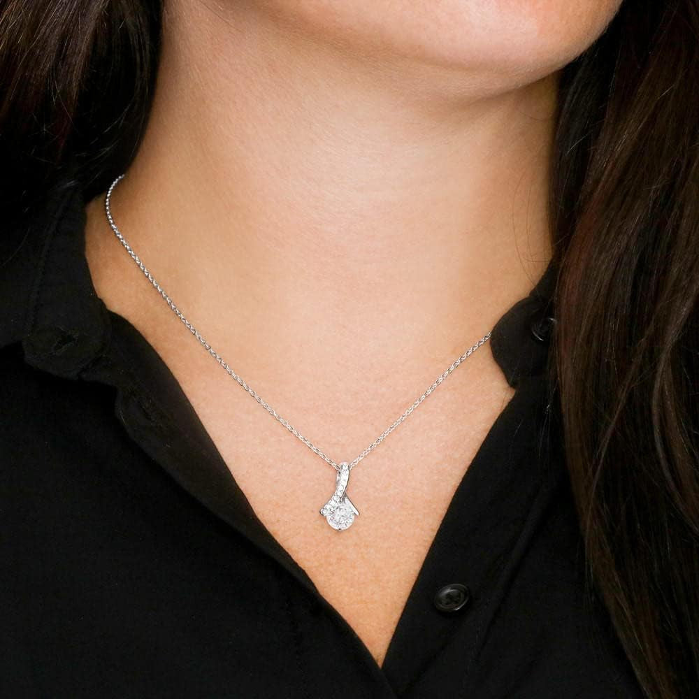 Elegant Soulmate Necklace with Heartfelt Message Card and Gift Box