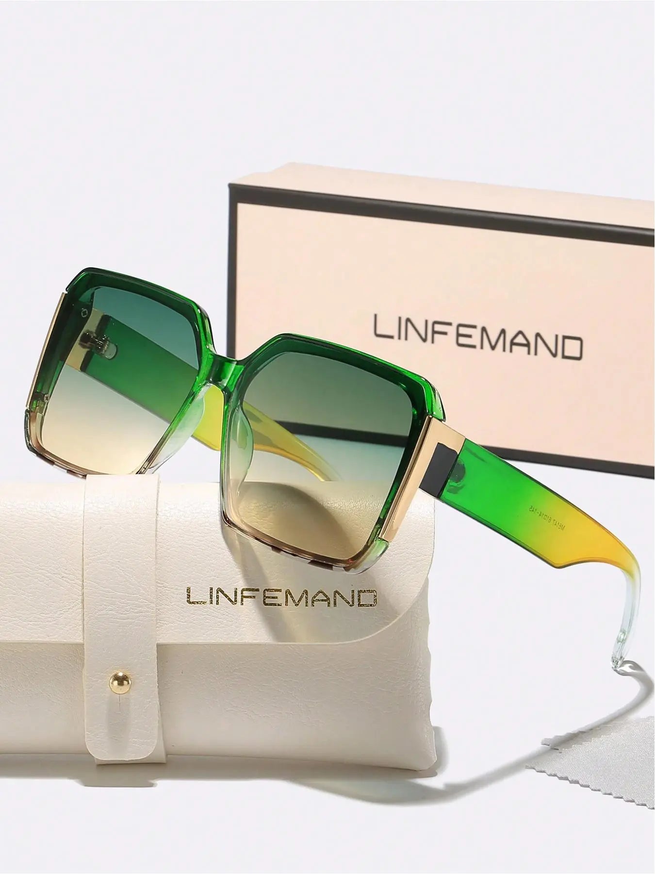 Unisex Fashionable Tinted Lens Sunglasses
