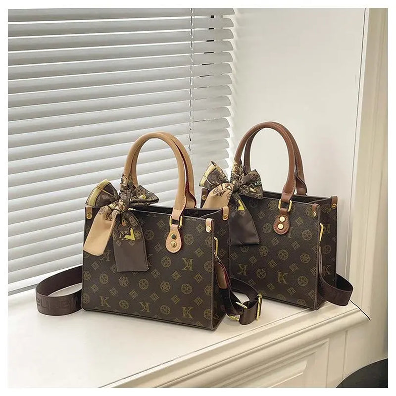 Vintage Monogram Tote Bag