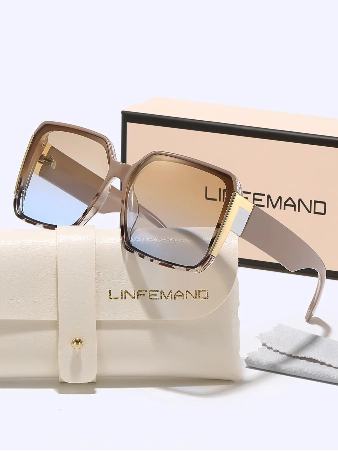 Unisex Fashionable Tinted Lens Sunglasses