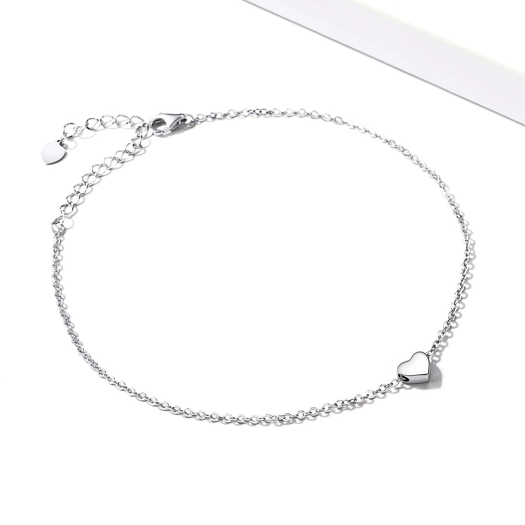 Tiny Heart Anklet