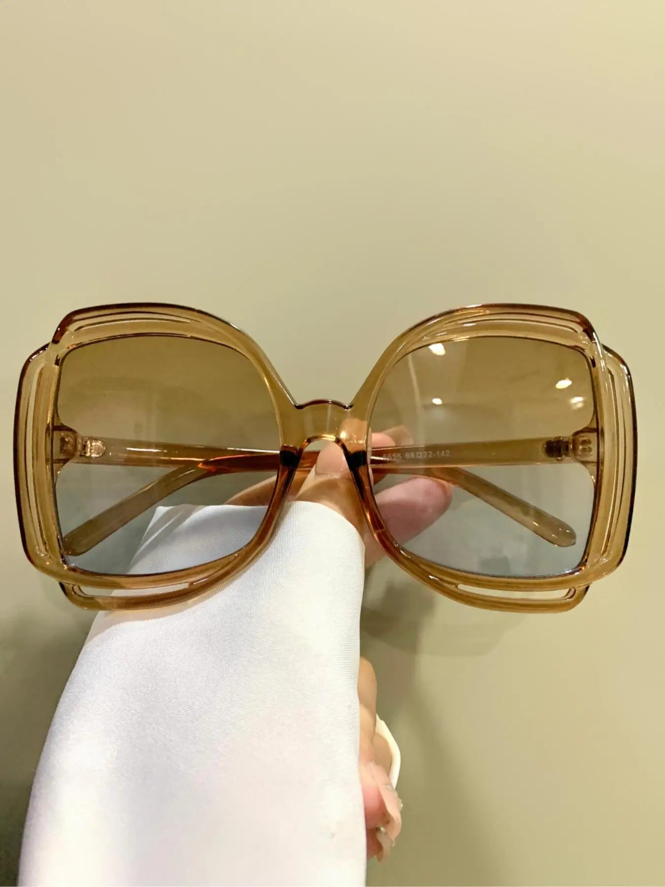 Trendy Unisex Large Frame Glasses