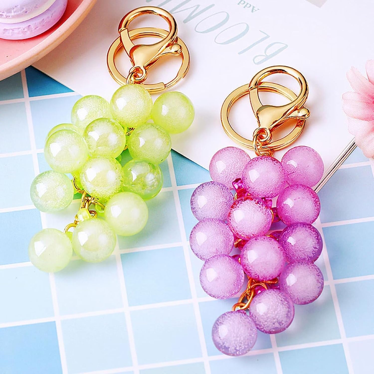 Cutest Grape Keychain