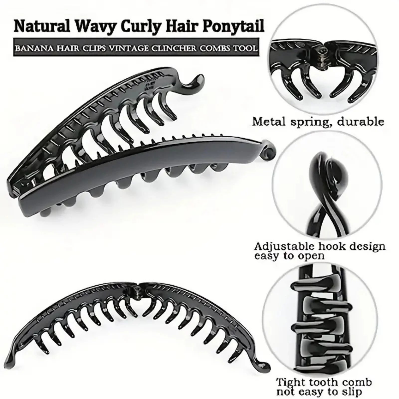 Tortoiseshell Patterned Hair Comb