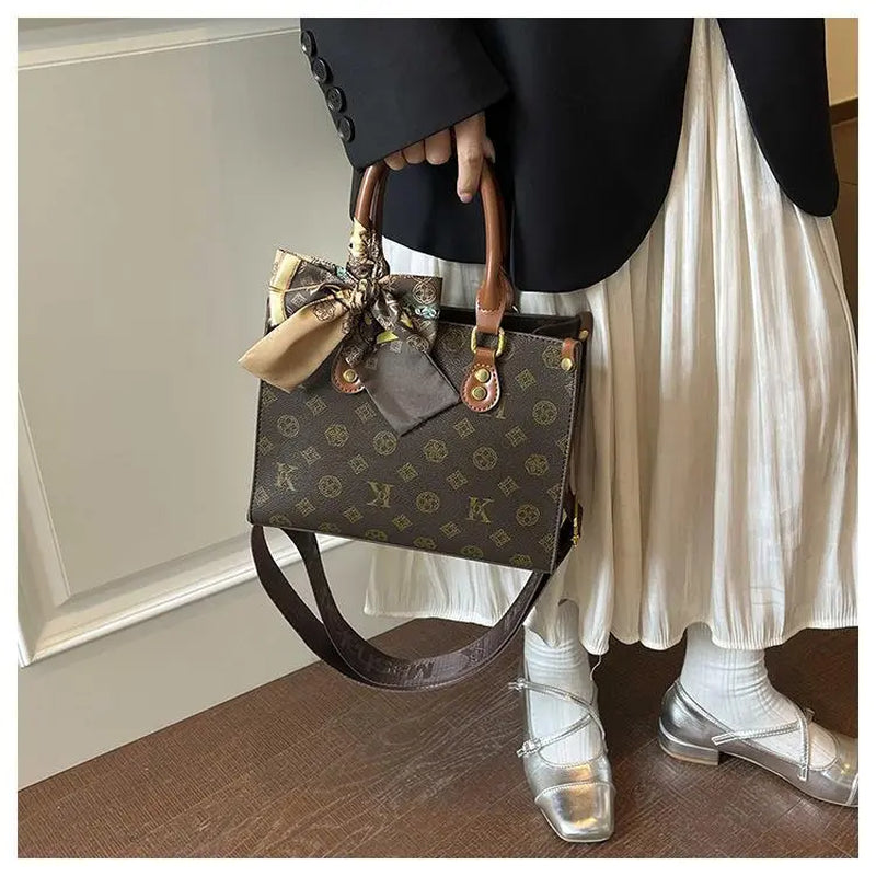 Vintage Monogram Tote Bag