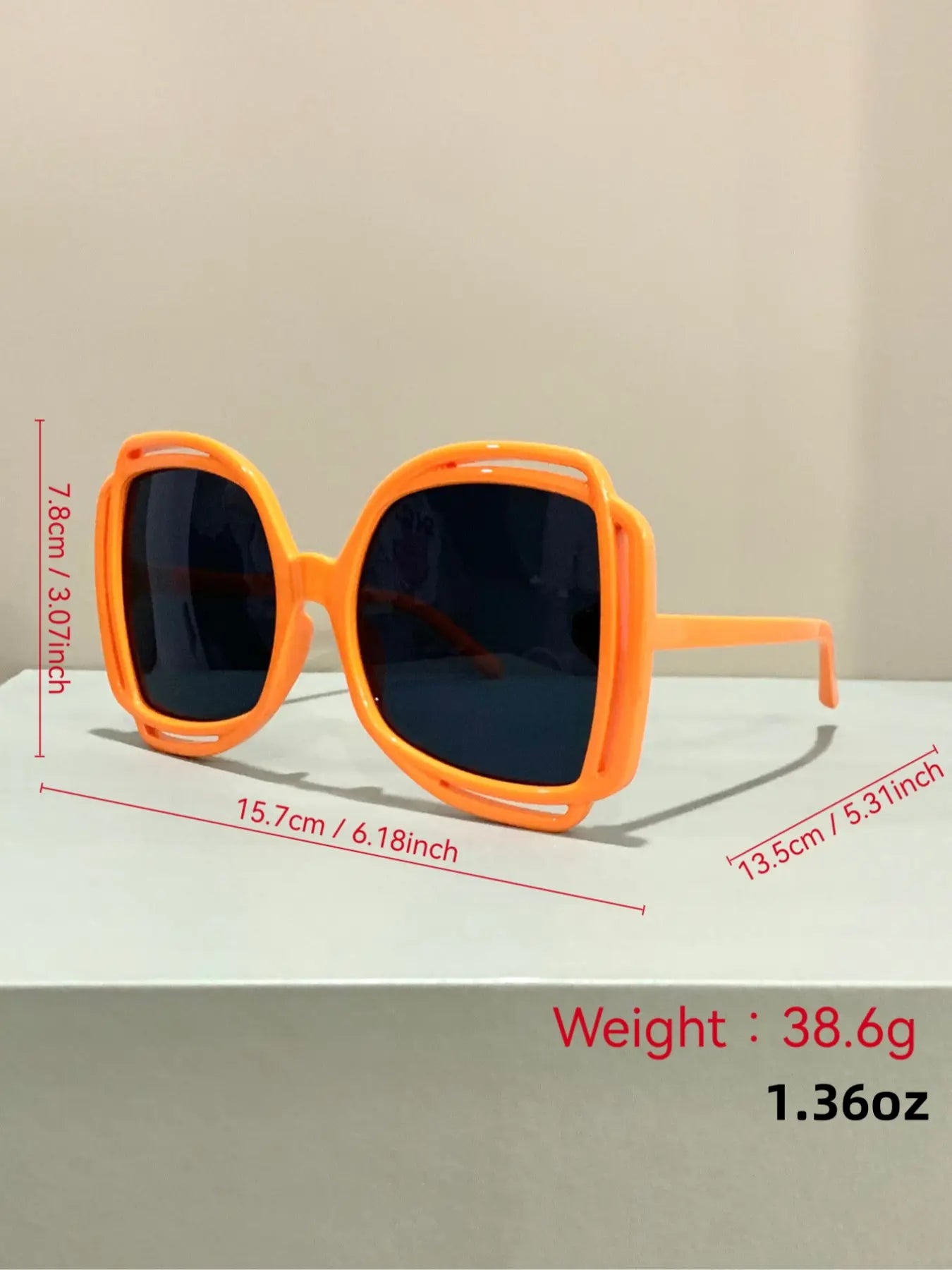 Trendy Unisex Large Frame Glasses