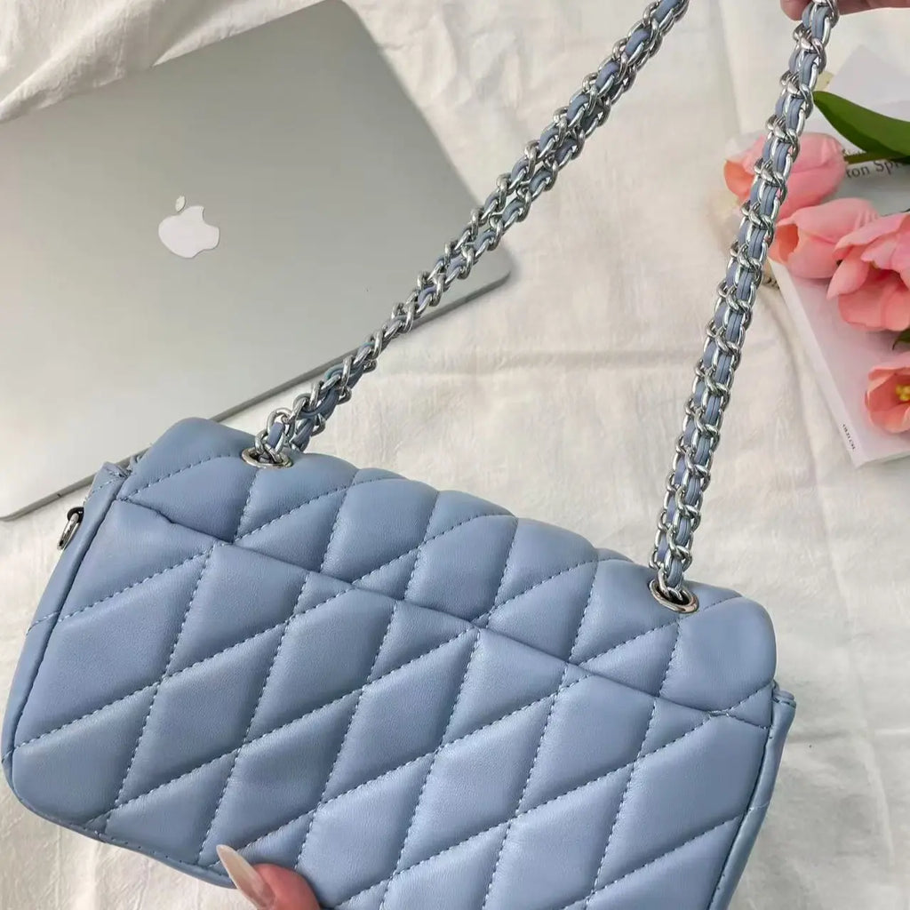 Quilted Shoulder Classic Flap Crossbody