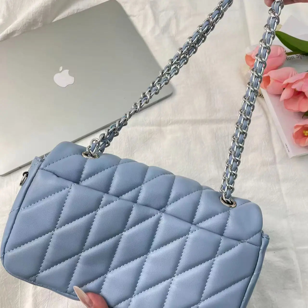 Quilted Shoulder Classic Flap Crossbody
