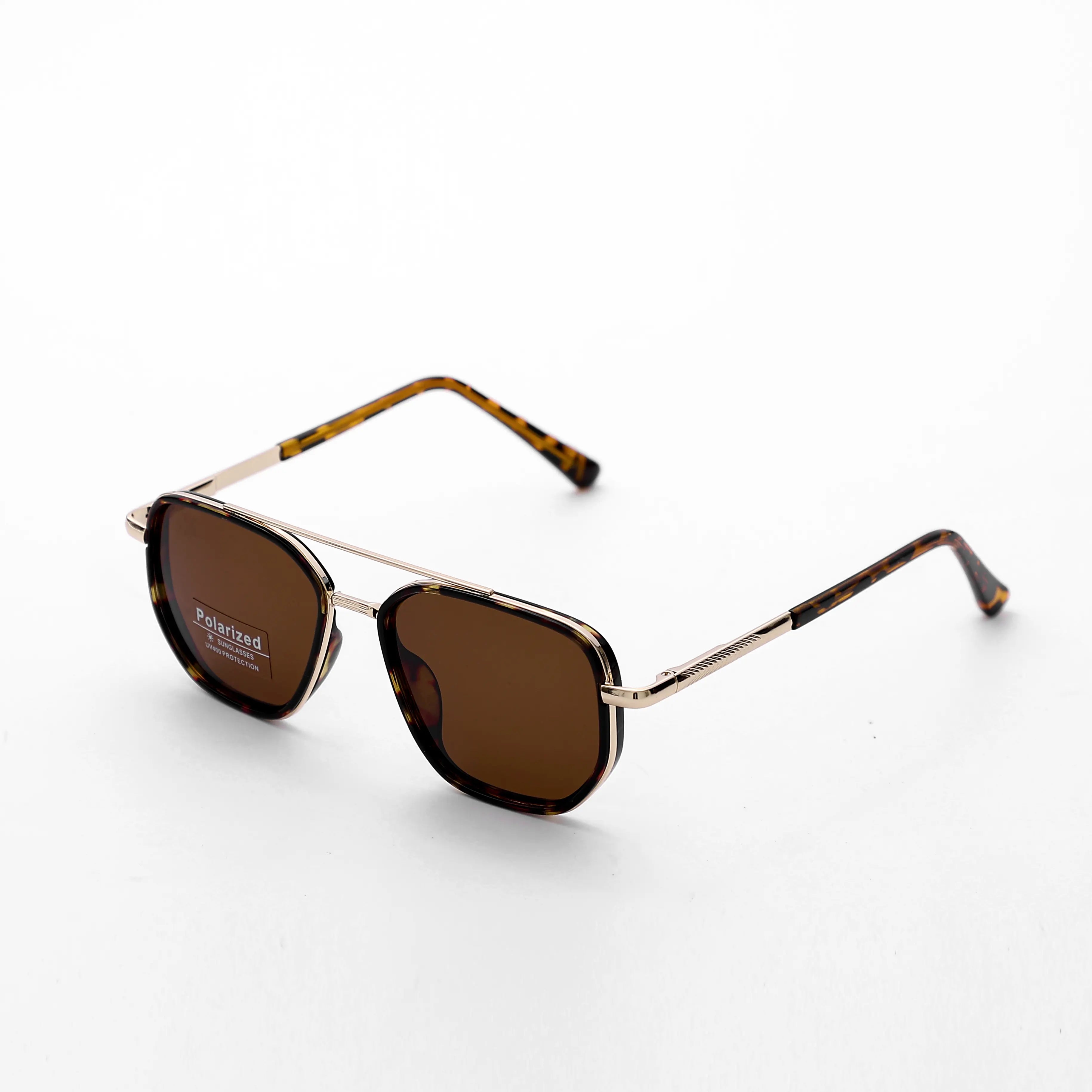 Geometric Double-Beam Sunglasses