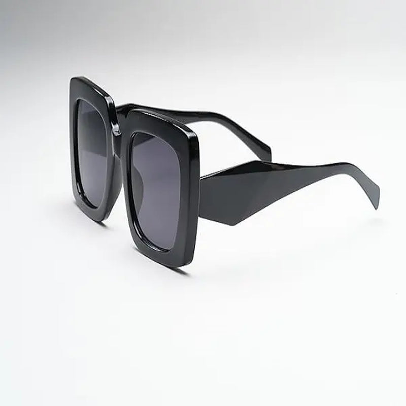 Simplistic Elegance Square Wide Frame Sunglasses
