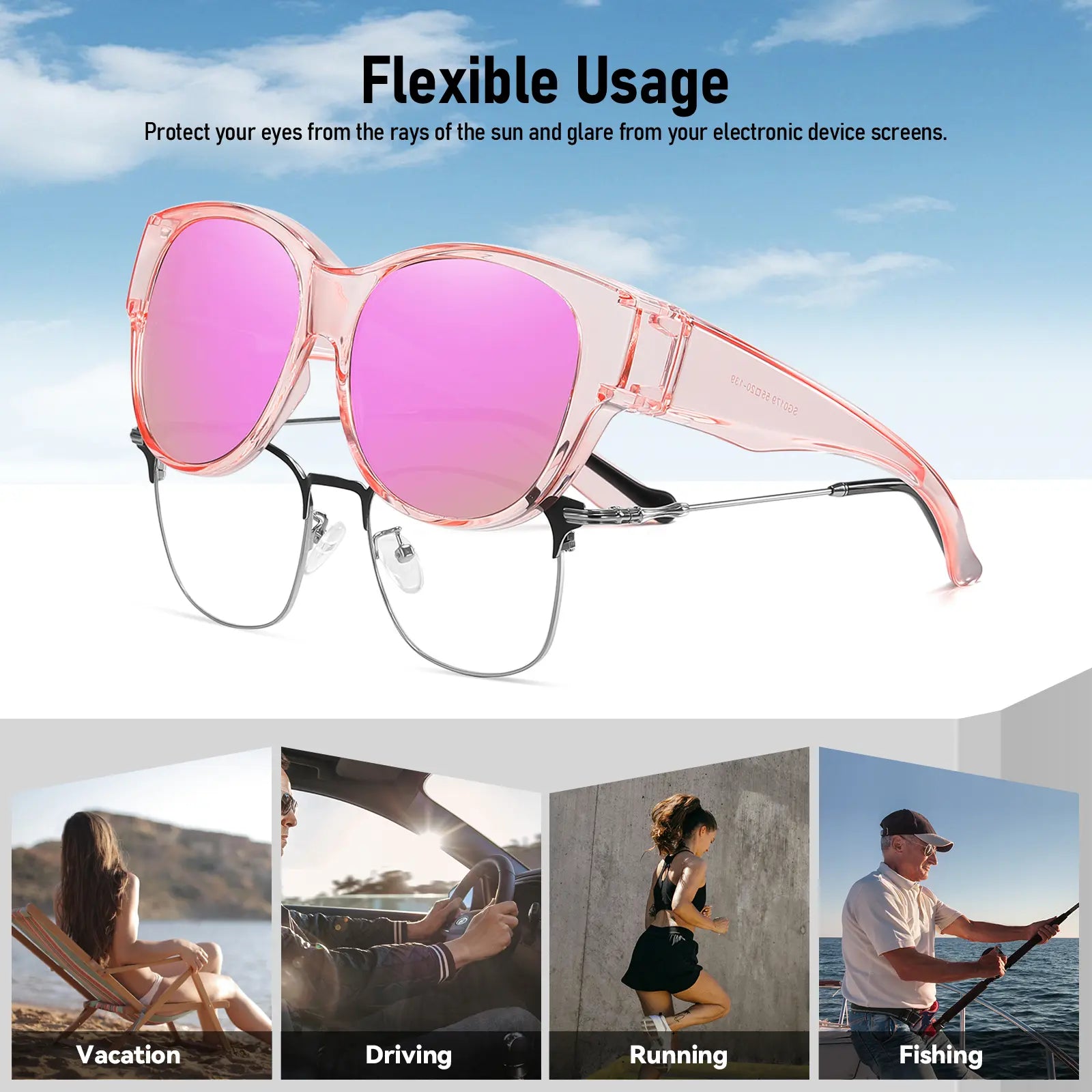 Summer Vibes Polarized Cat Eye Sunglasses