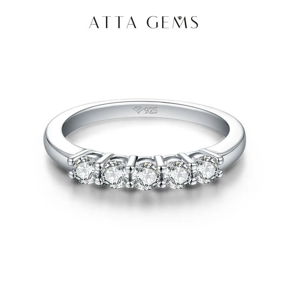 Elegant Three-Stone Moissanite Ring in 925 Sterling Silver for Anniversary, Wedding, or Engagement - Perfect Gift for Valentine's Day