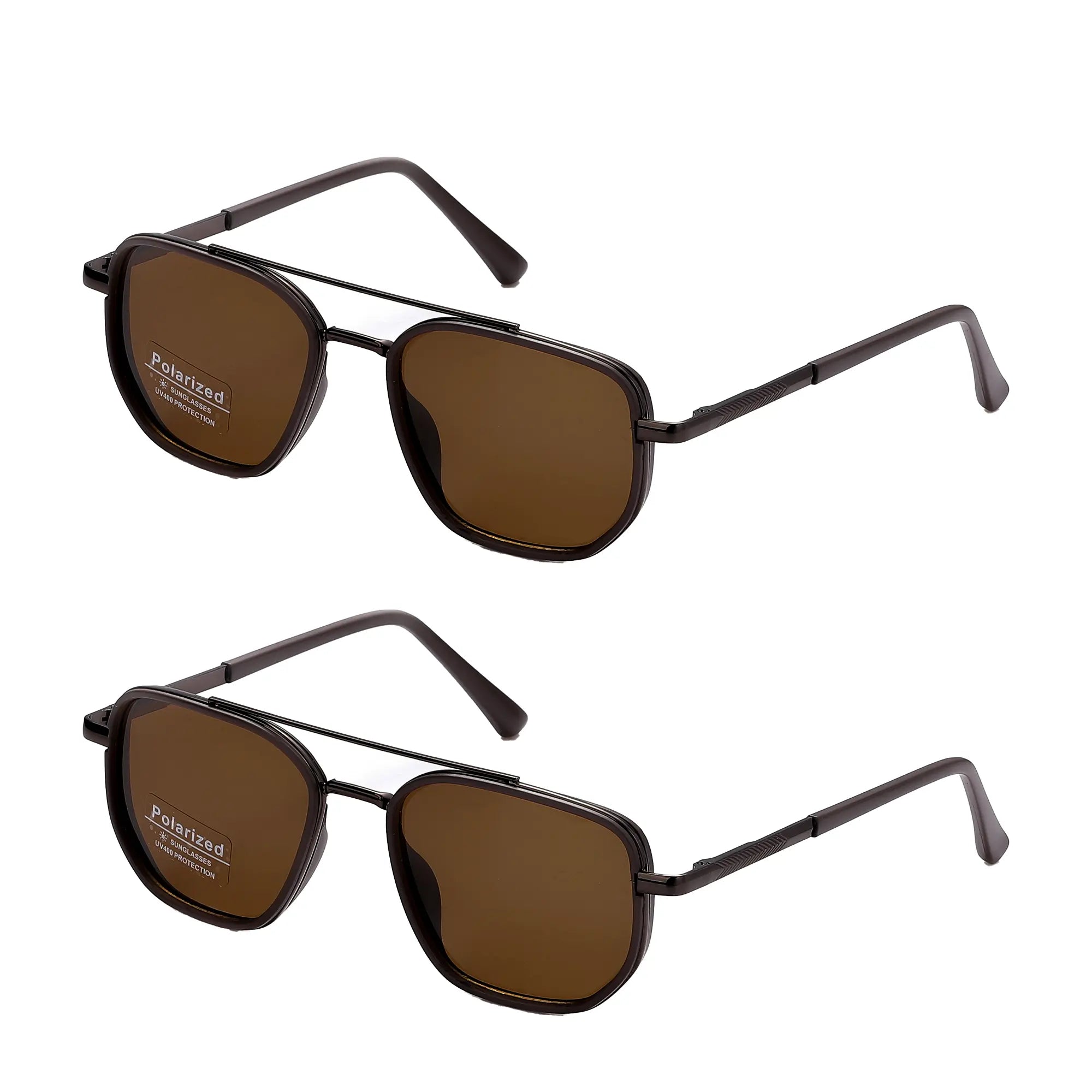 Geometric Double-Beam Sunglasses