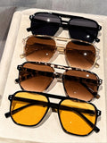 Unisex Retro Aviator Sunglasses Set