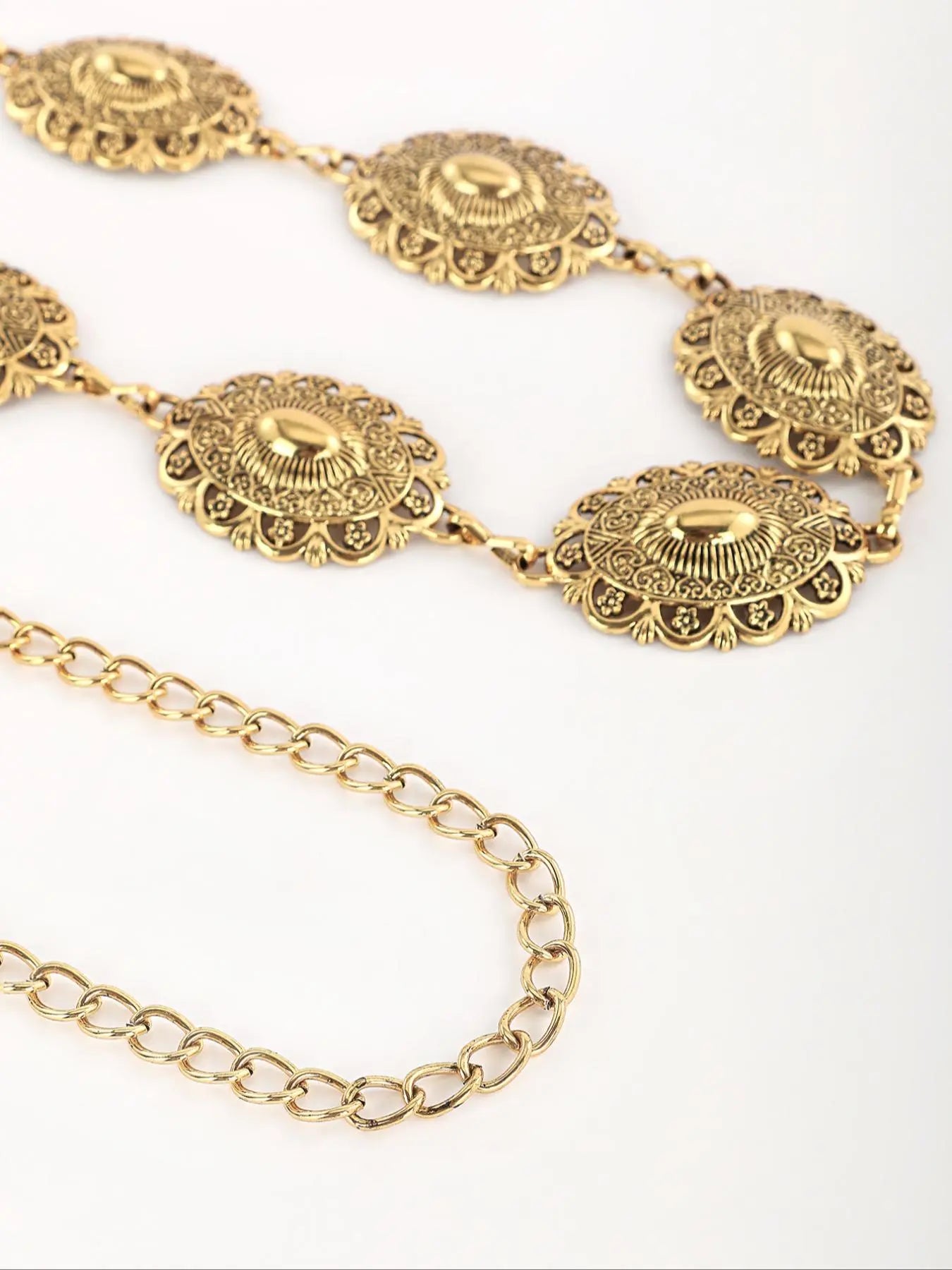 Vintage Layered Chain Belt
